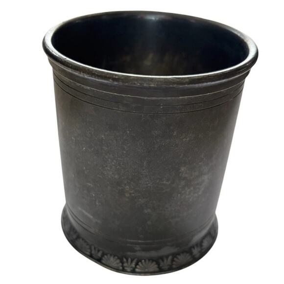 ROYAL MFG. CO. Triple Plate Flower Engraved “Lucile”Baptism Christening Cup - Picture 5 of 8